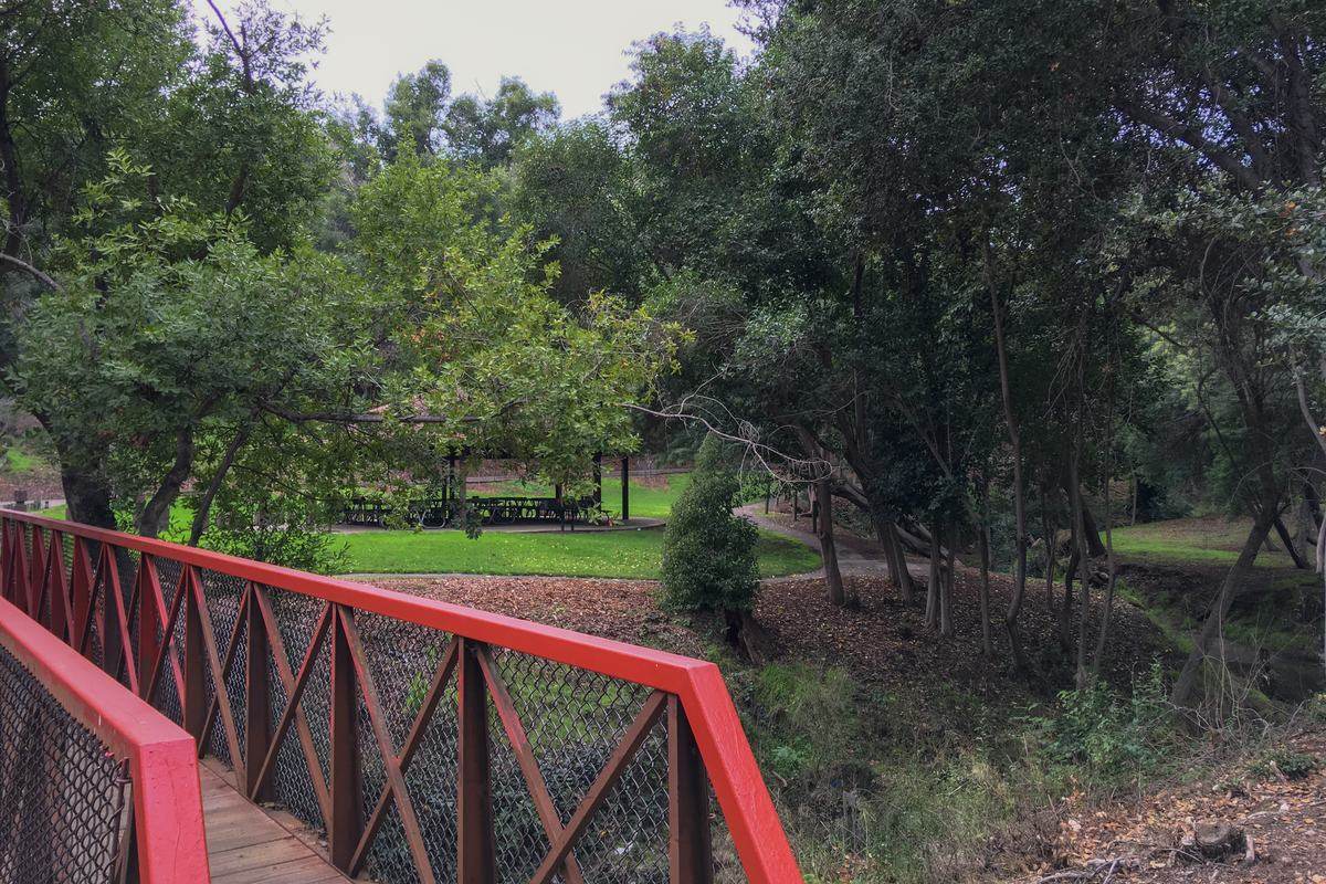 Footbridge at Carlos Bee Park, Castro Valley