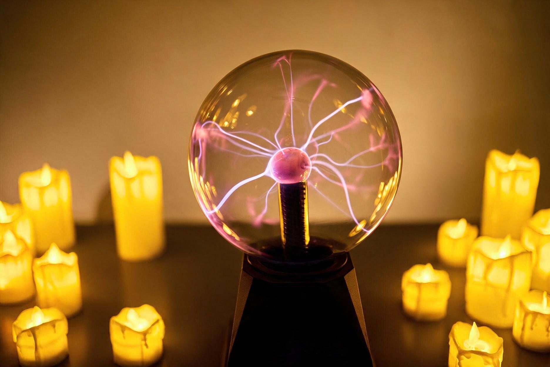 energy ball with candles