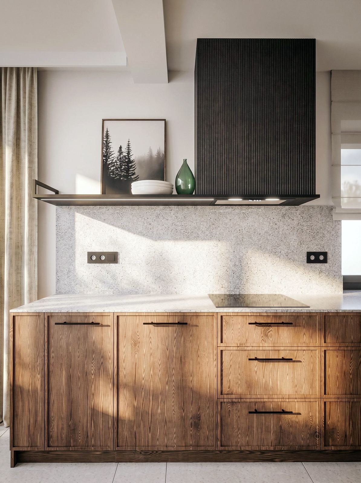 Elegancka funkcjonalność, dom wolnostojący 170 m², kuchnia, detal