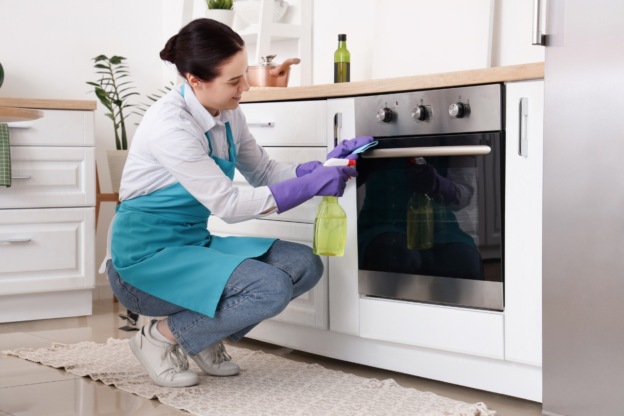 Clean kitchen counters and sink after a kitchen cleaning service in Rancho Cucamonga