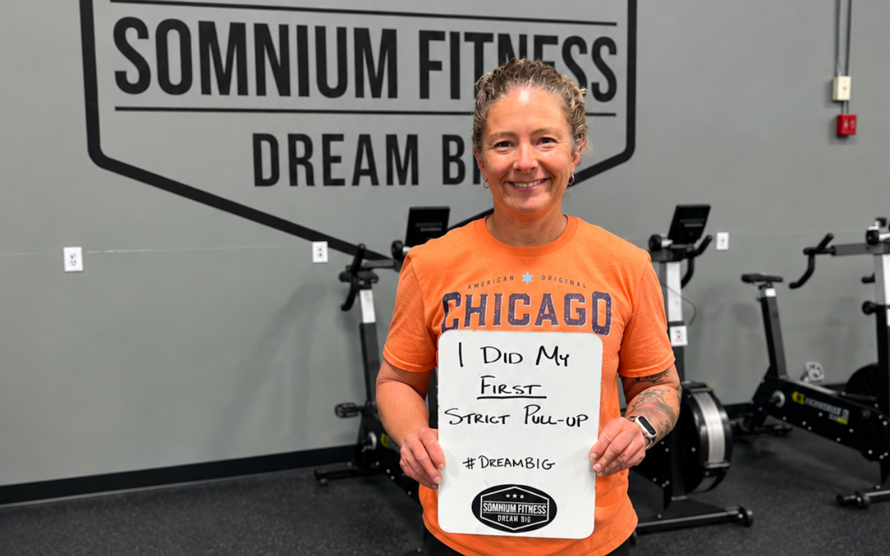 Susan training with Somnium Strong4Life