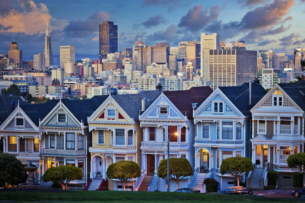 Alamo Square and the Painted Ladies
