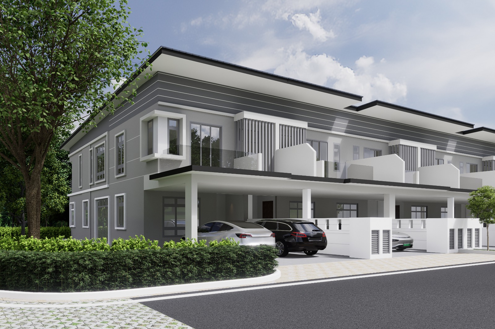 Aurora 3 freehold double storey terrace new launch Bandar Ulu Tiram Johor Bahru