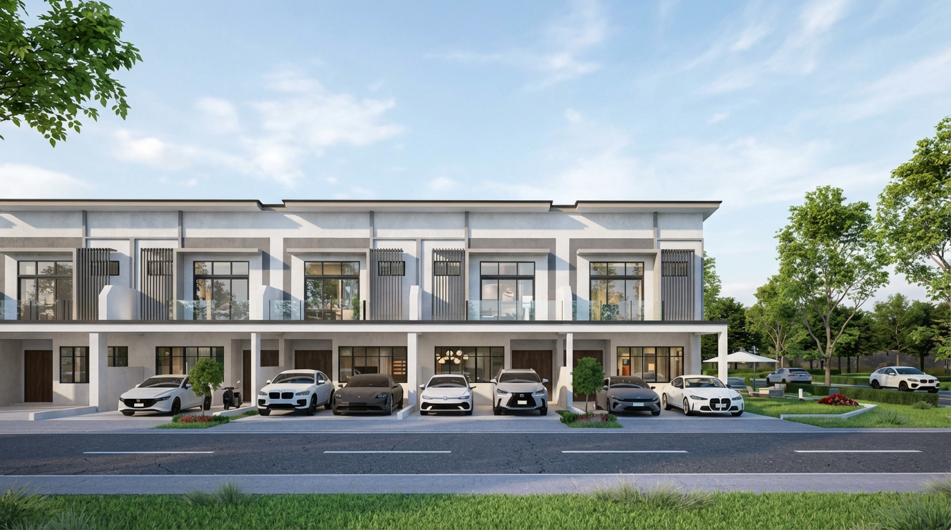 Riveria Garden Aluna Double Storey Terrace House 2219 sqft freehold Iskandar Puteri Johor by KSL Group