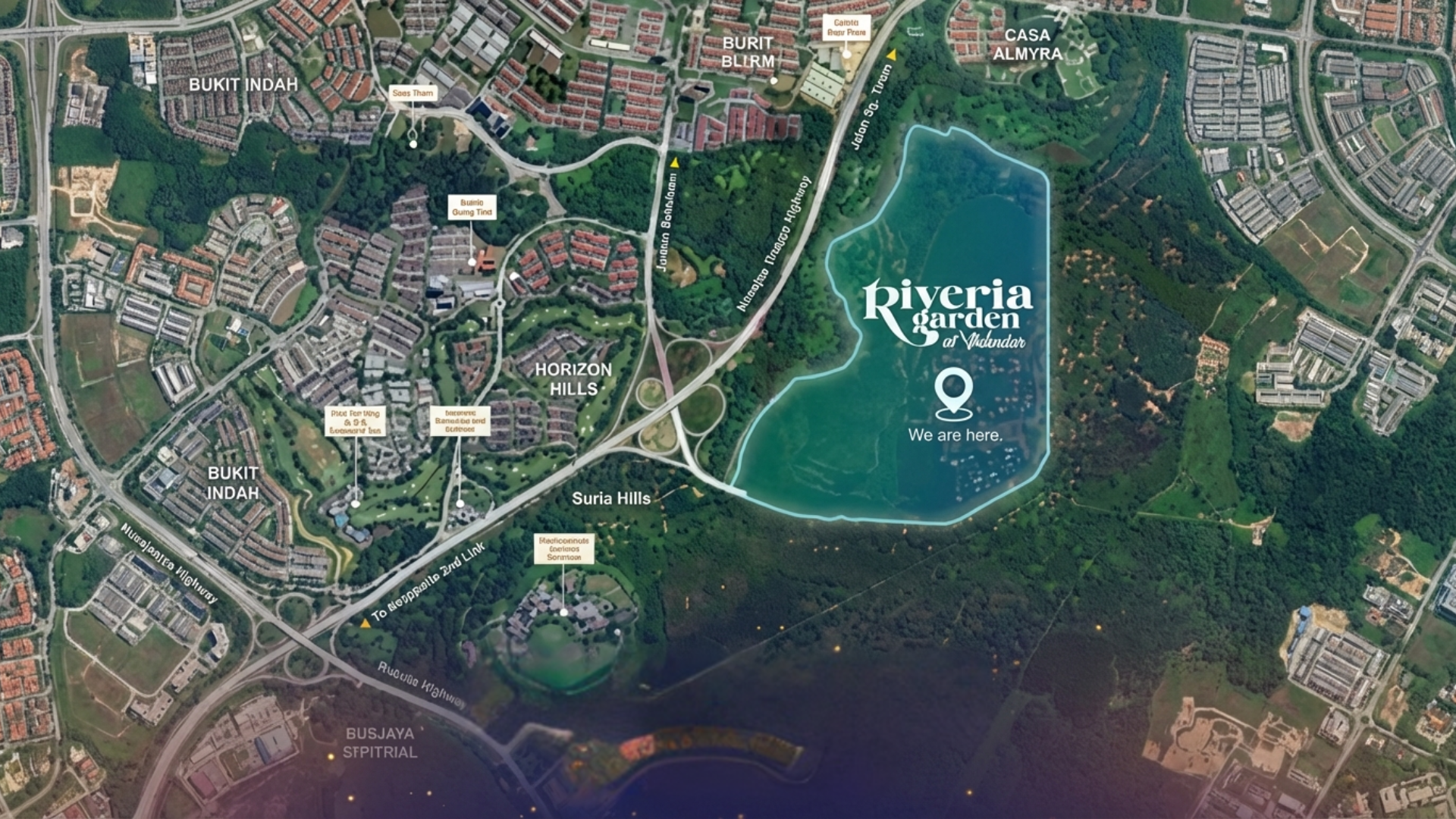 Riveria Garden Wawari location map Iskandar Puteri Johor