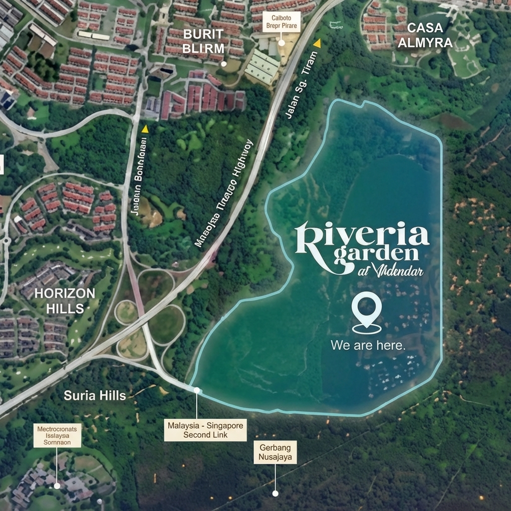 Riveria Garden Location Map