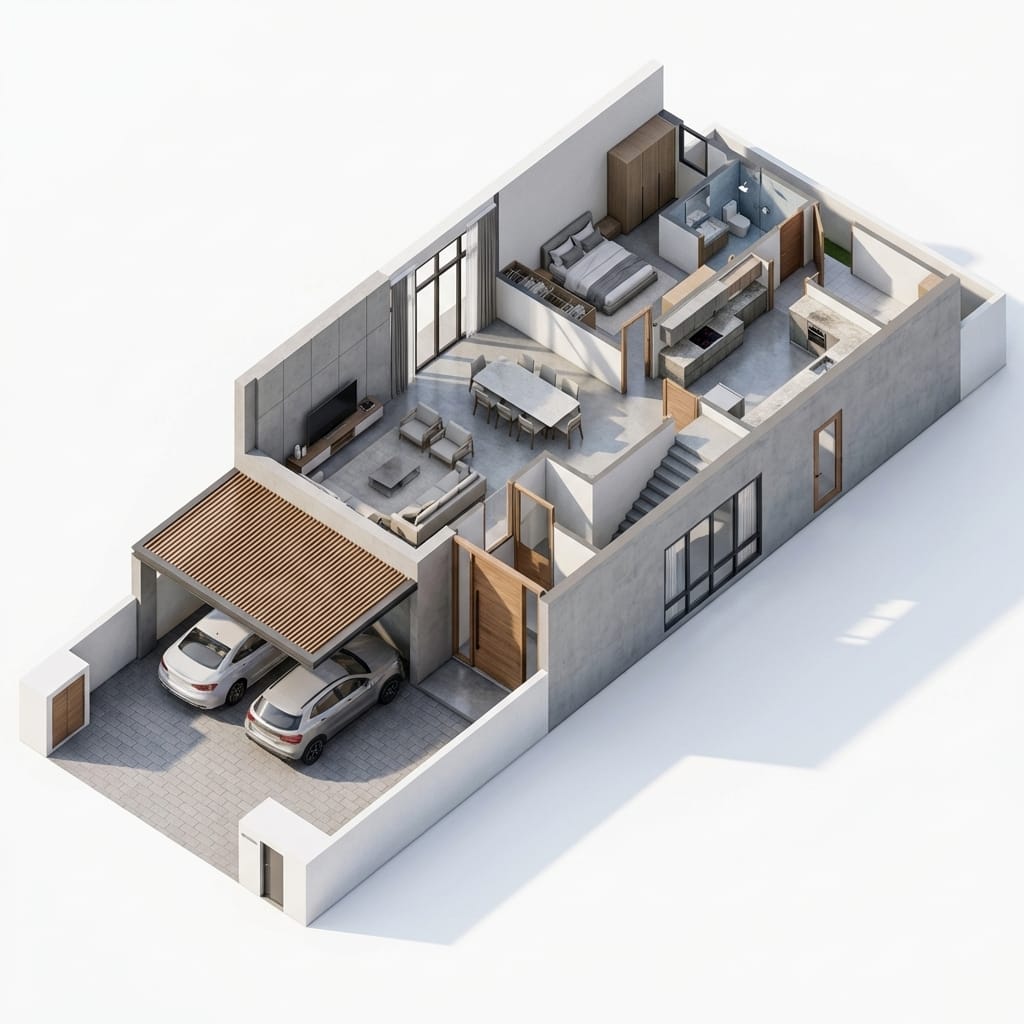 Riveria Garden Aluna Elora floor plan layout landed house Iskandar Puteri