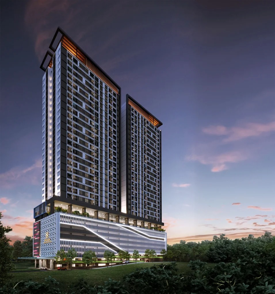 Paragon Signature Suites freehold serviced suites on Jalan Abdul Samad JB City Centre – 484 units from RM450,000 with Aurum Stay Airbnb partnership