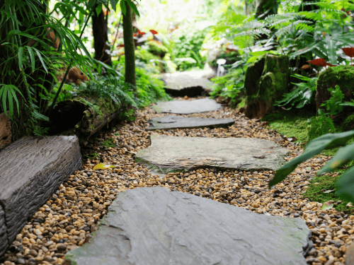 Conroe Stepping Stone and Gravel