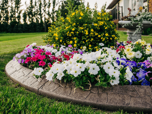 Tomball Flower Bed design and Installation