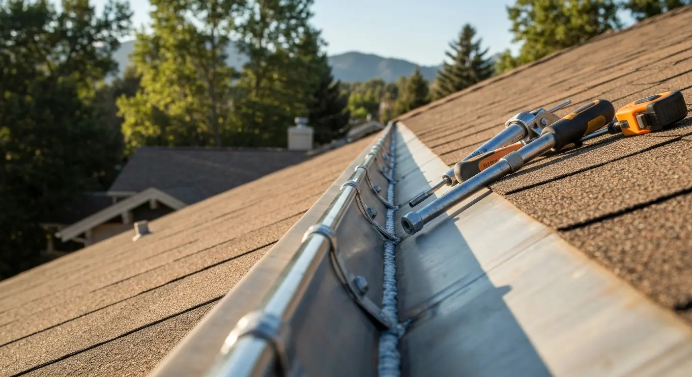 Gutter reattachment service