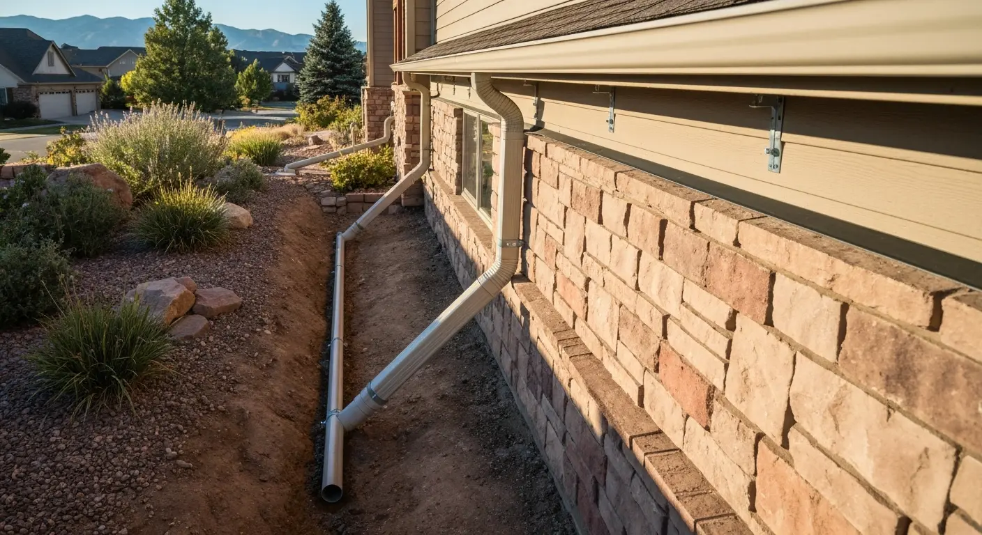 Downspout and drainage extension