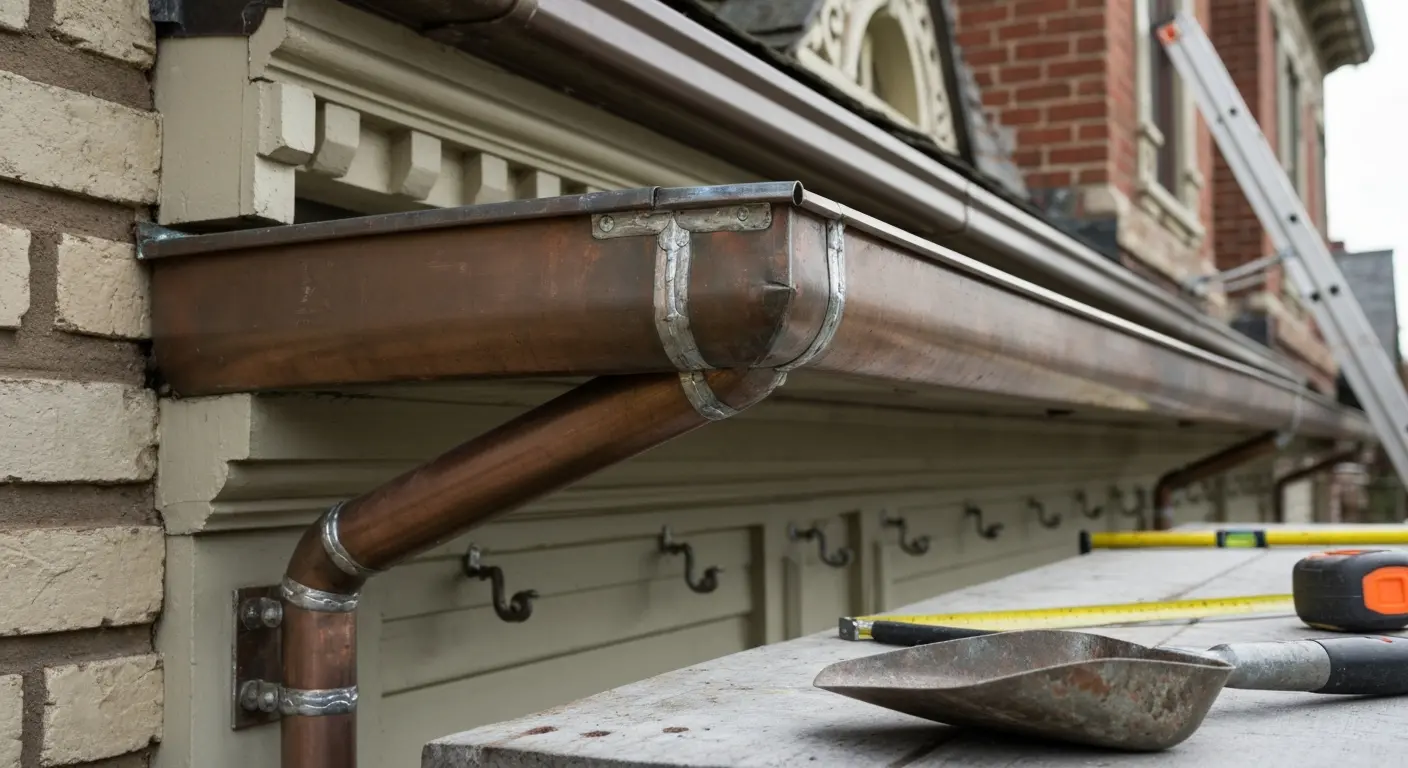 Historic home gutter care