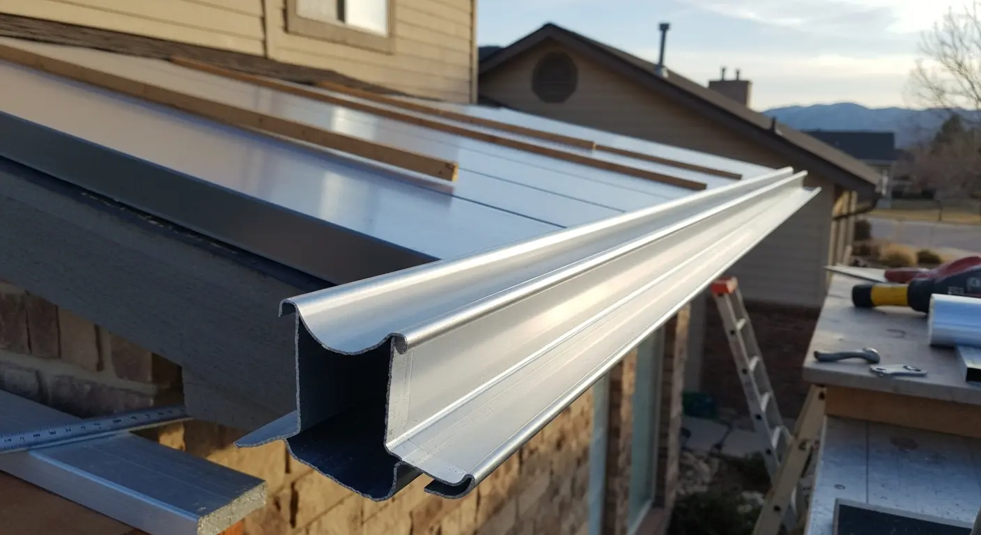 New gutter installation