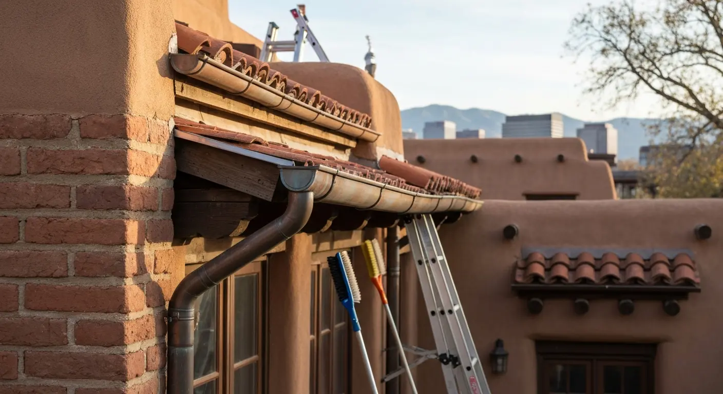 Gutter cleaning service