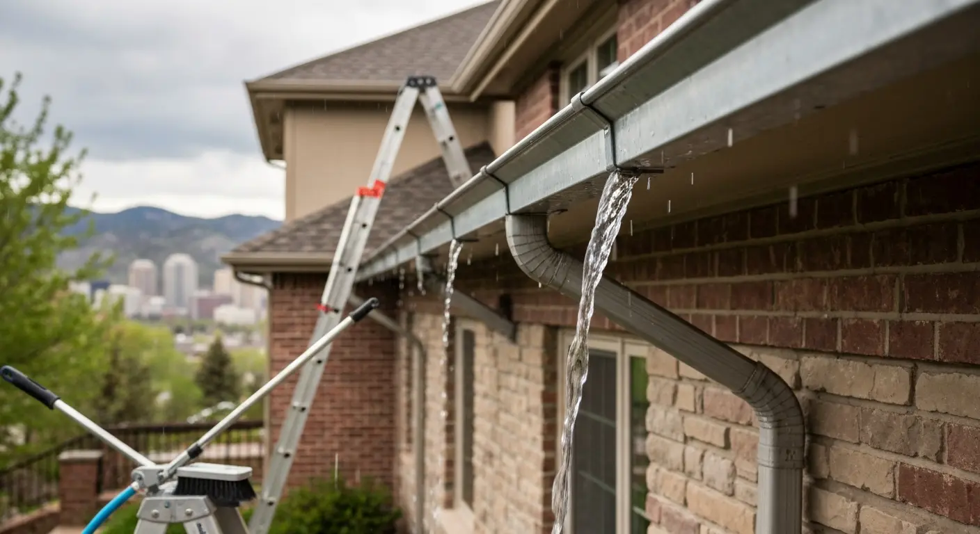 Gutter cleaning in Denver area