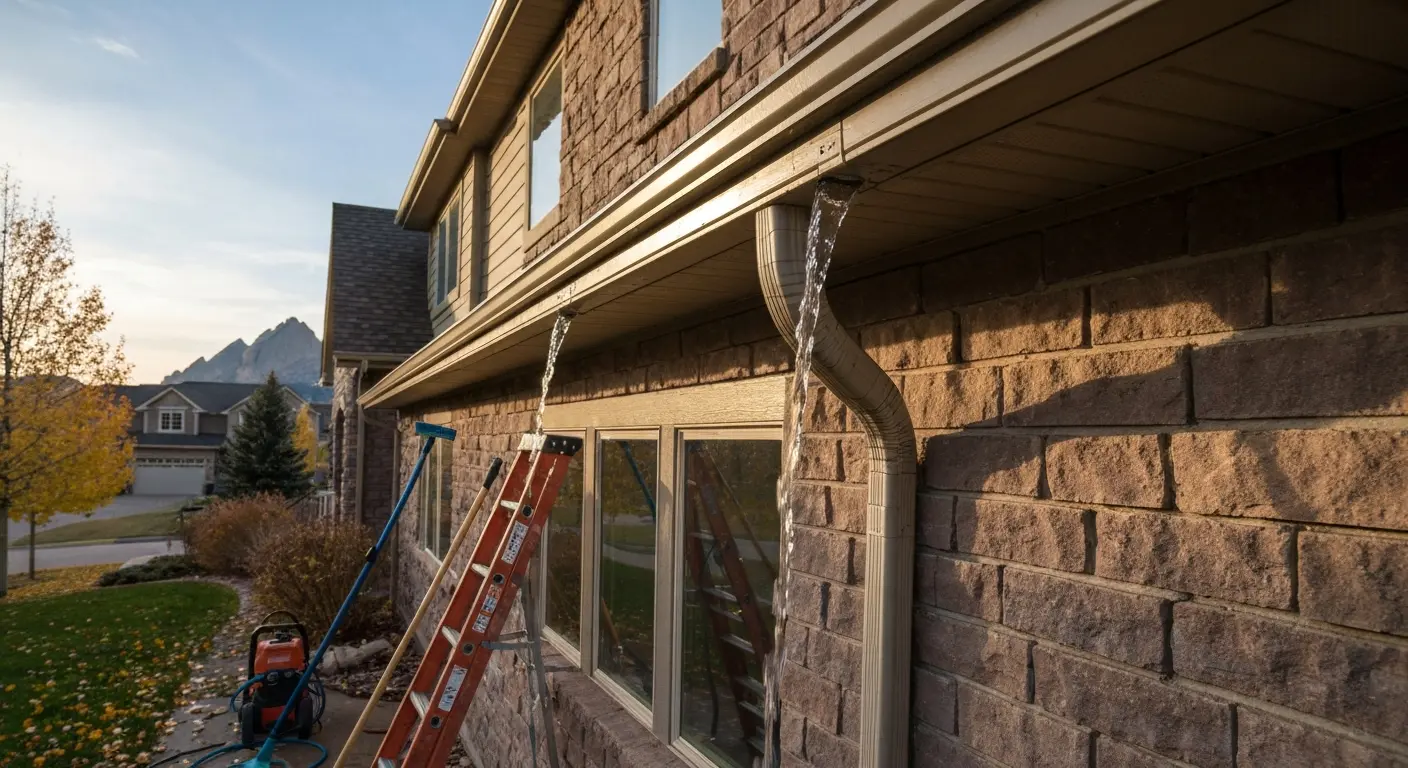 Gutter cleaning service