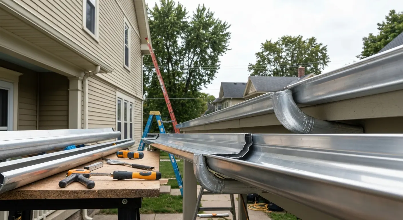 Gutter repair and restoration