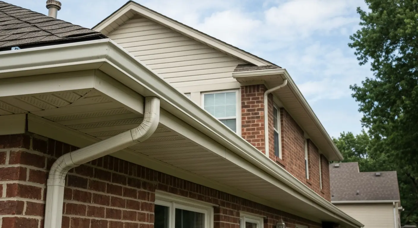 Gutter repair work