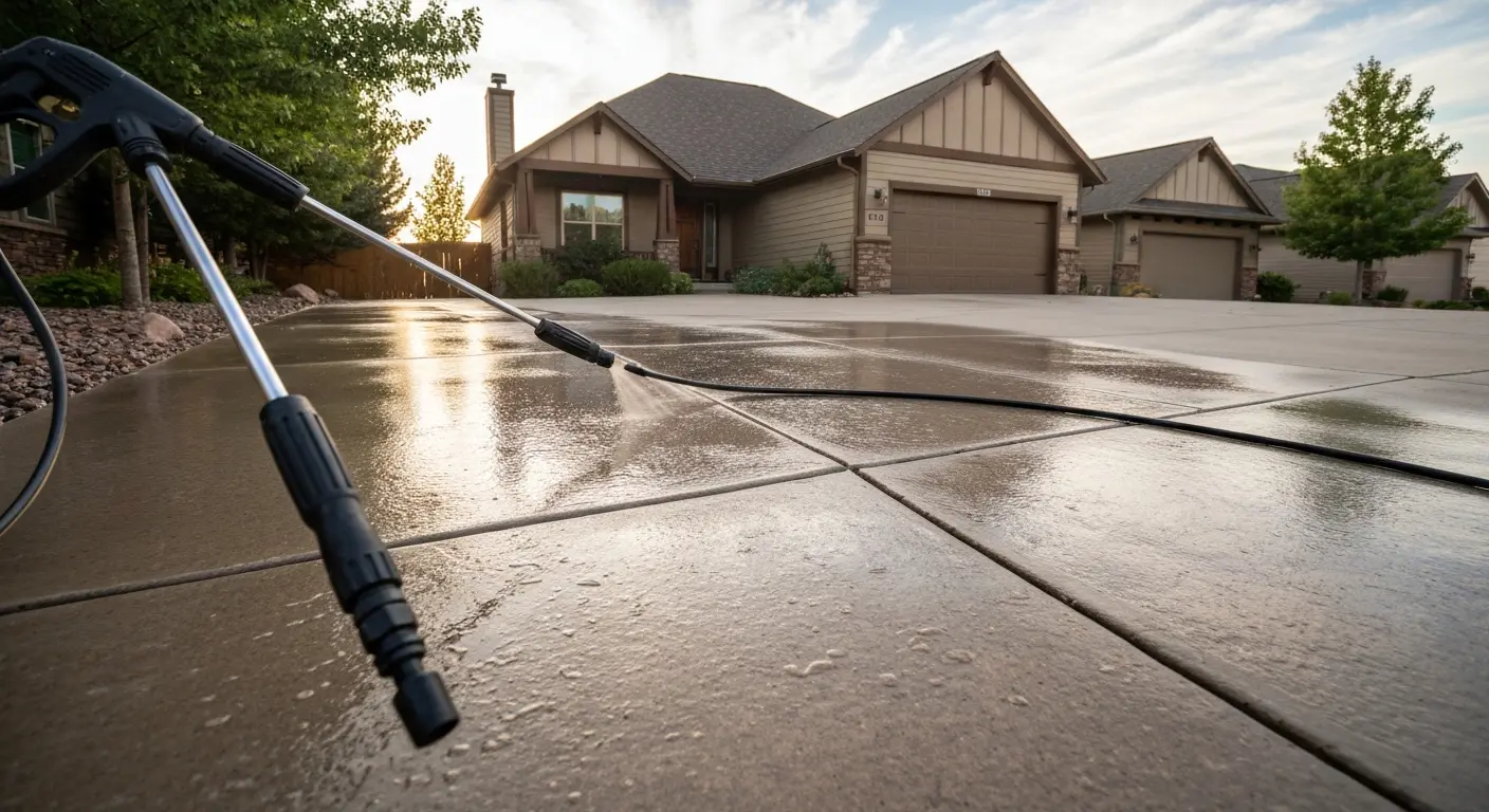 Pressure washing service