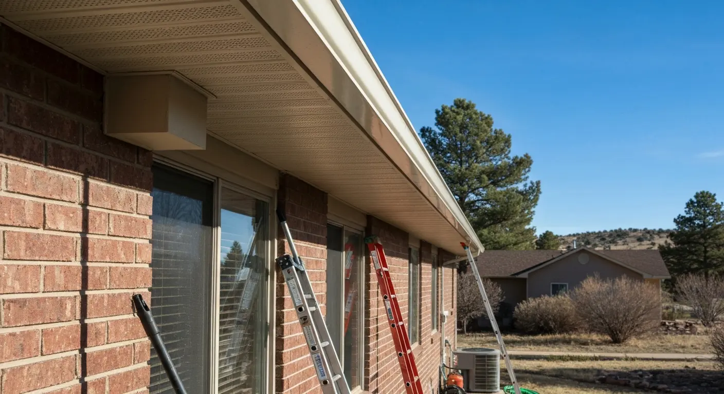 Gutter cleaning service