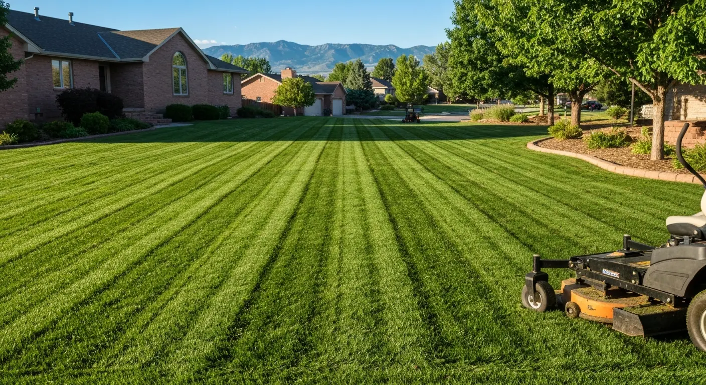 Lawn mowing service
