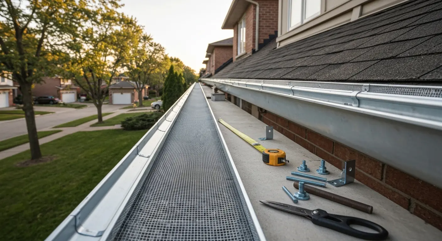 Gutter guard installation