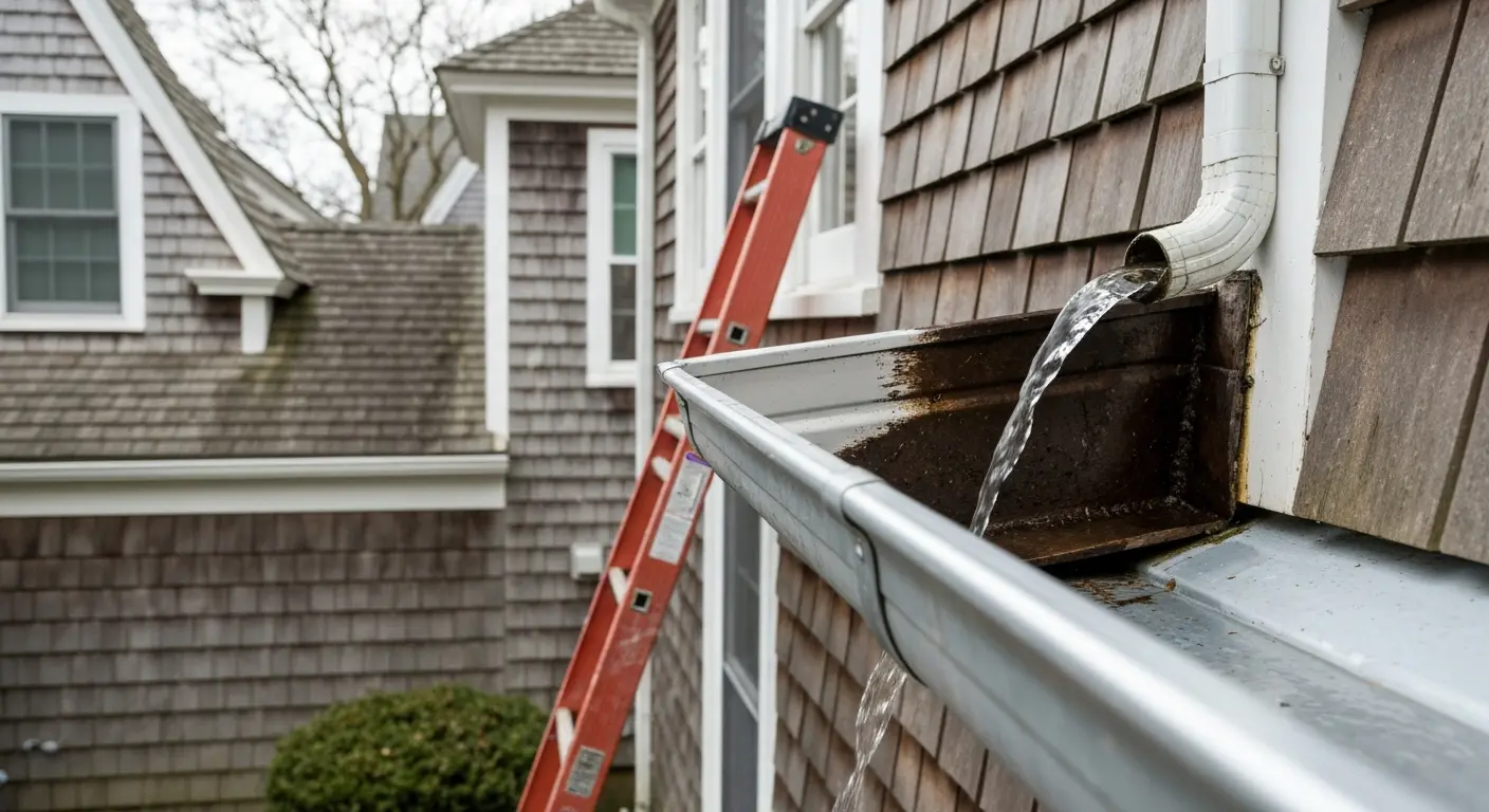 Gutter cleaning service