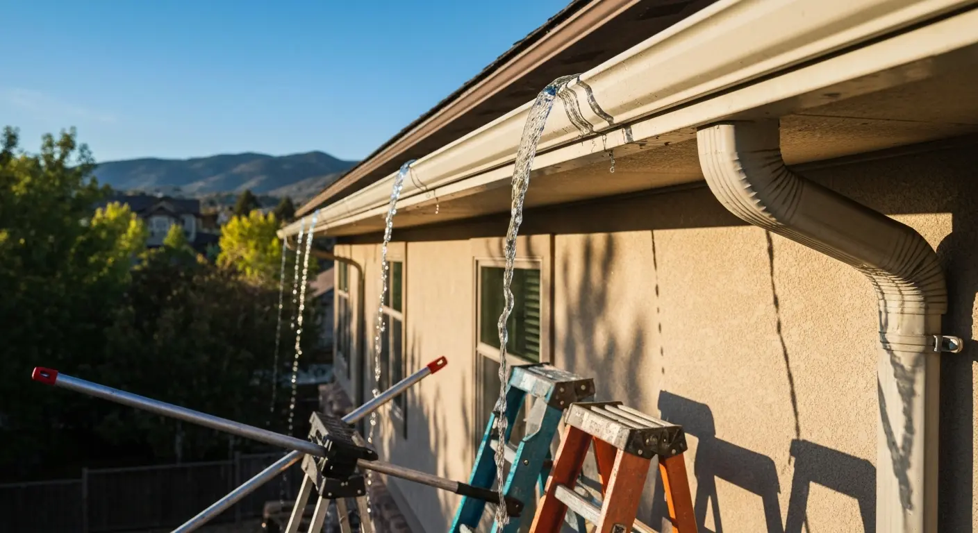 Gutter cleaning service