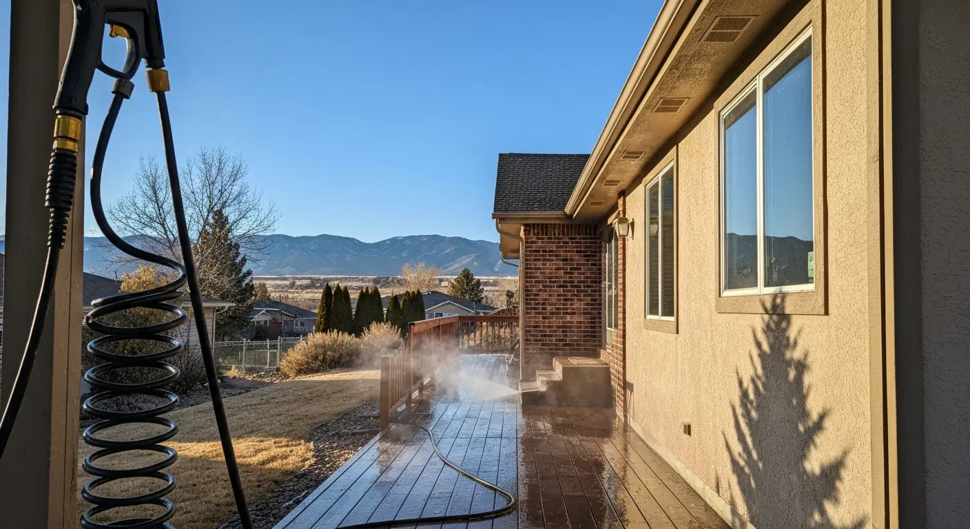 House washing on residential property