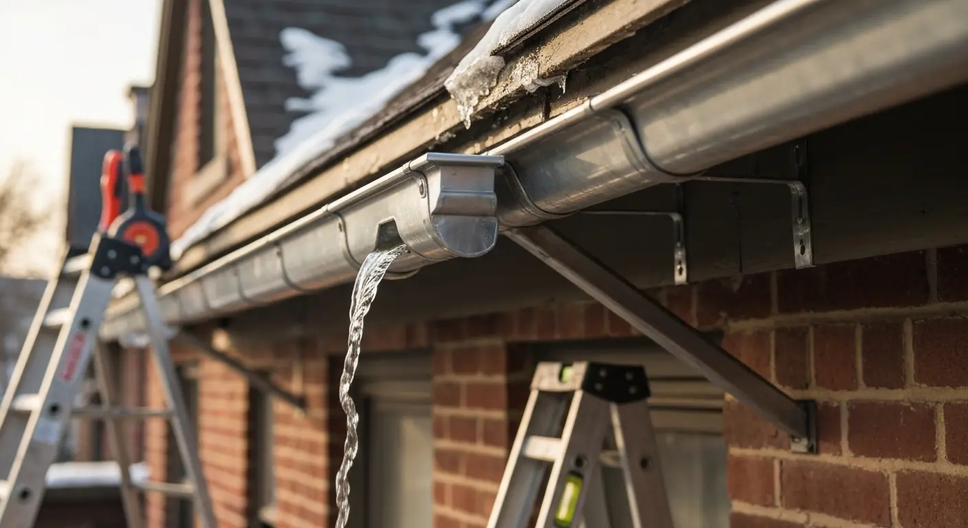 Gutter repair and inspection