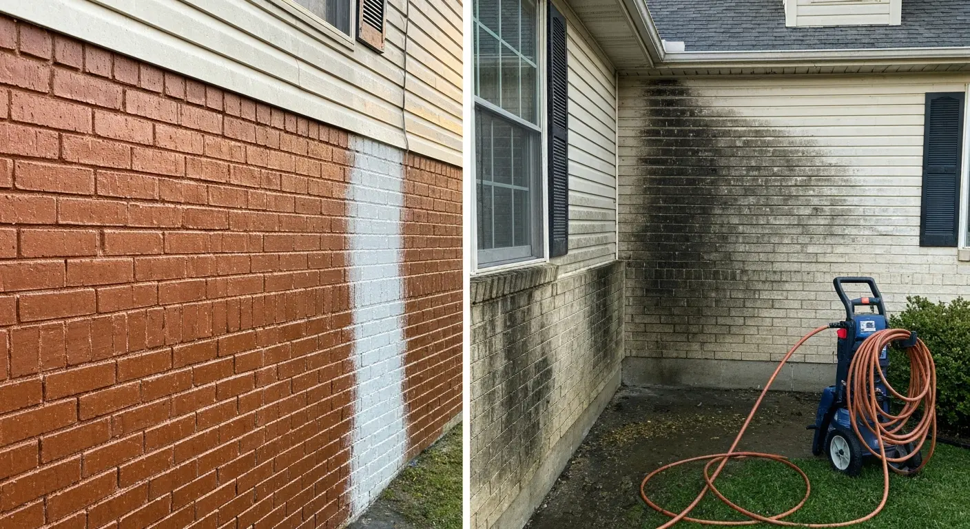 Pressure washing service