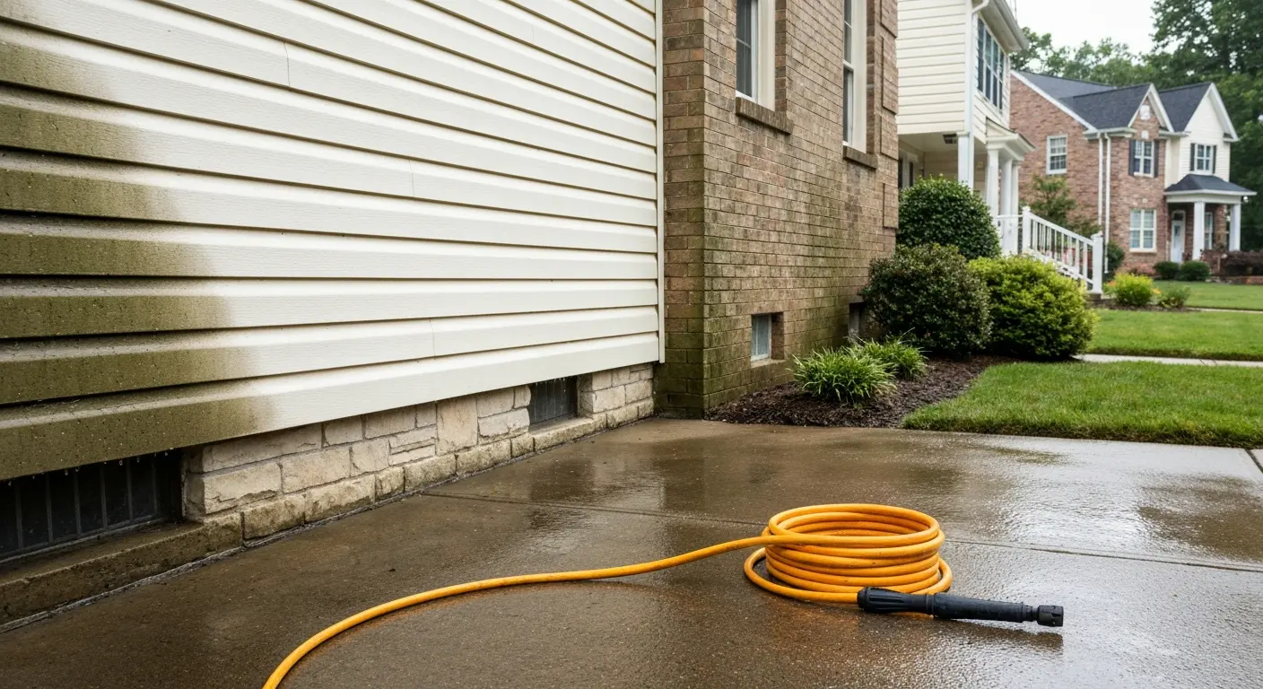 Pressure washing service