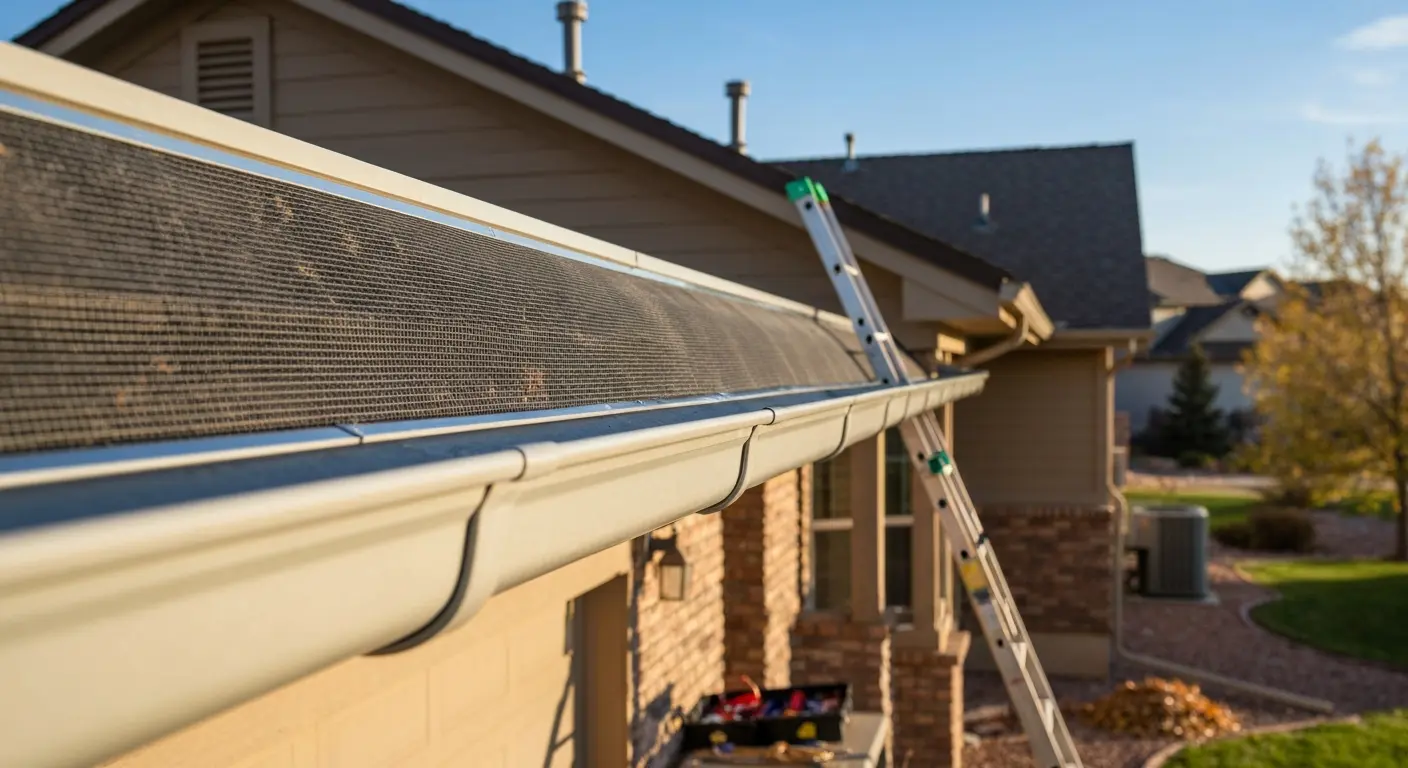 Gutter guard installation Broomfield