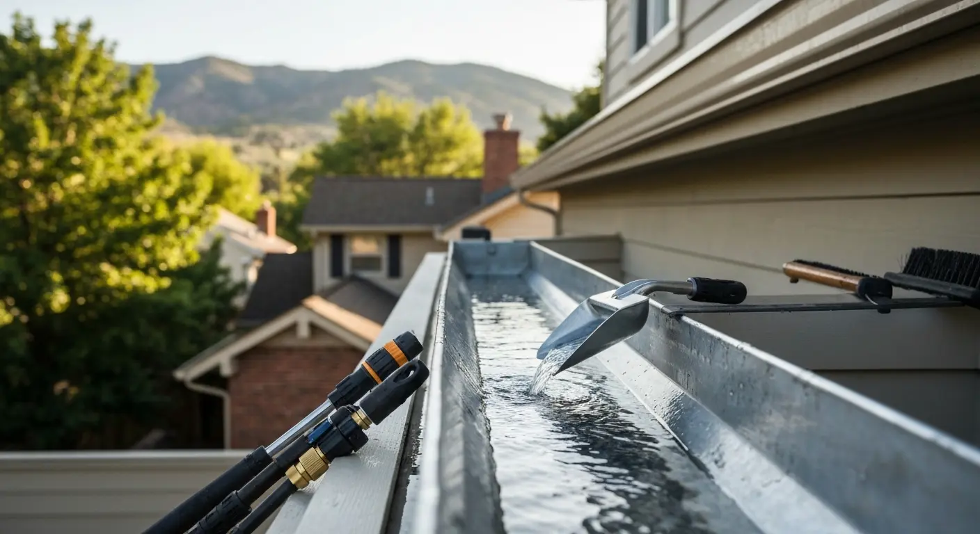 Professional gutter cleaning