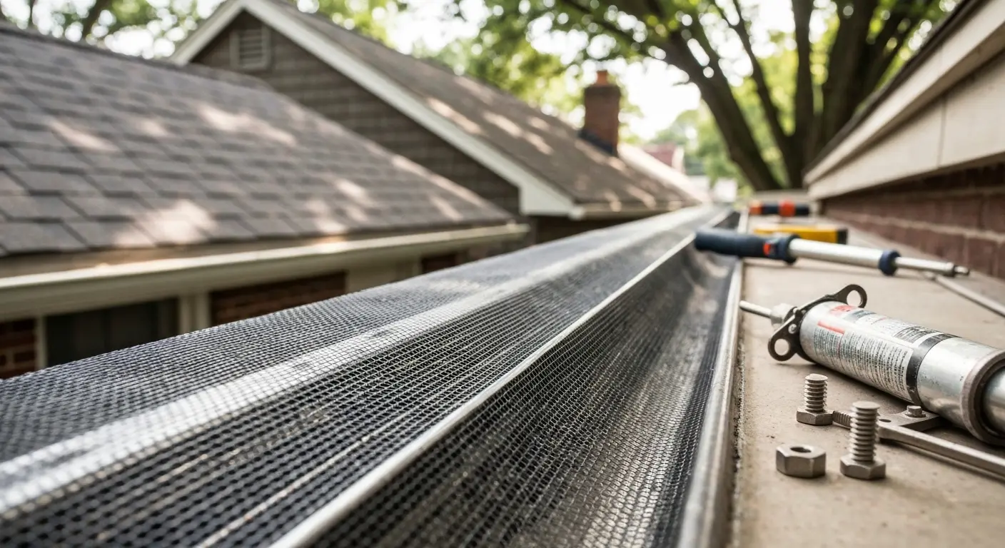 Gutter guard installation