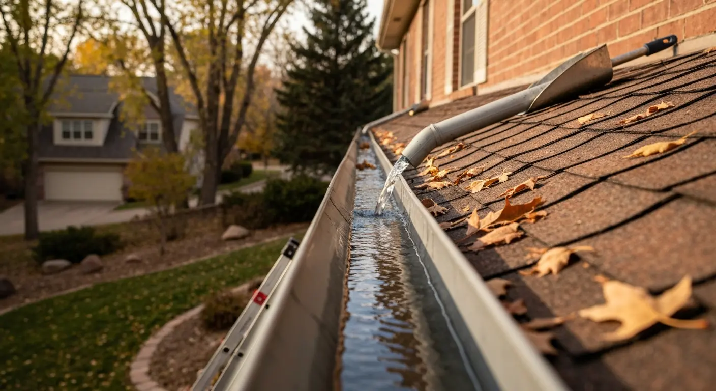 Gutter cleaning service