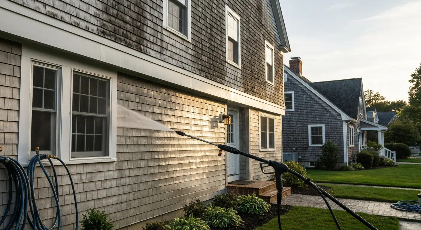 Pressure washing service