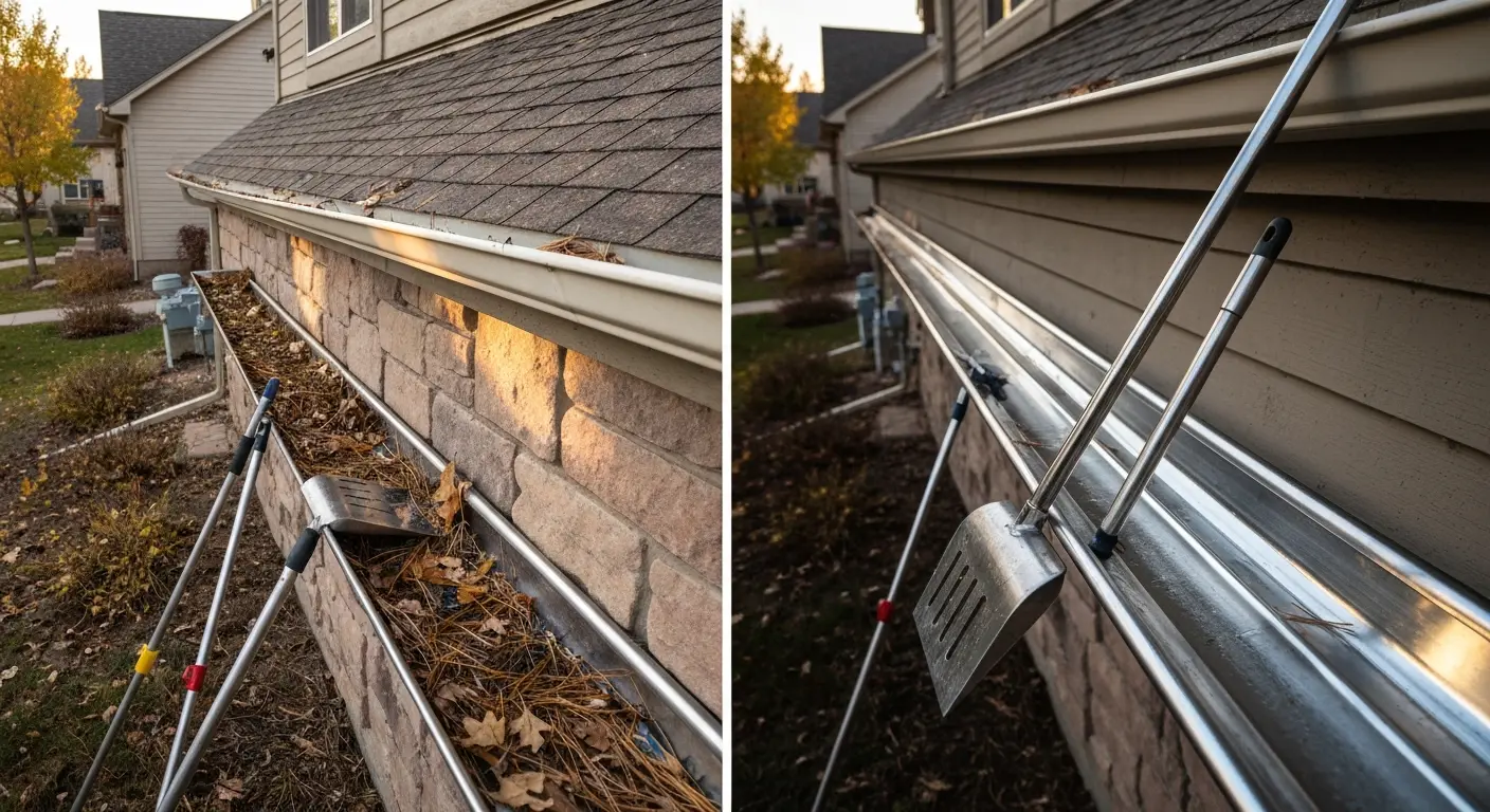 Gutter cleaning service