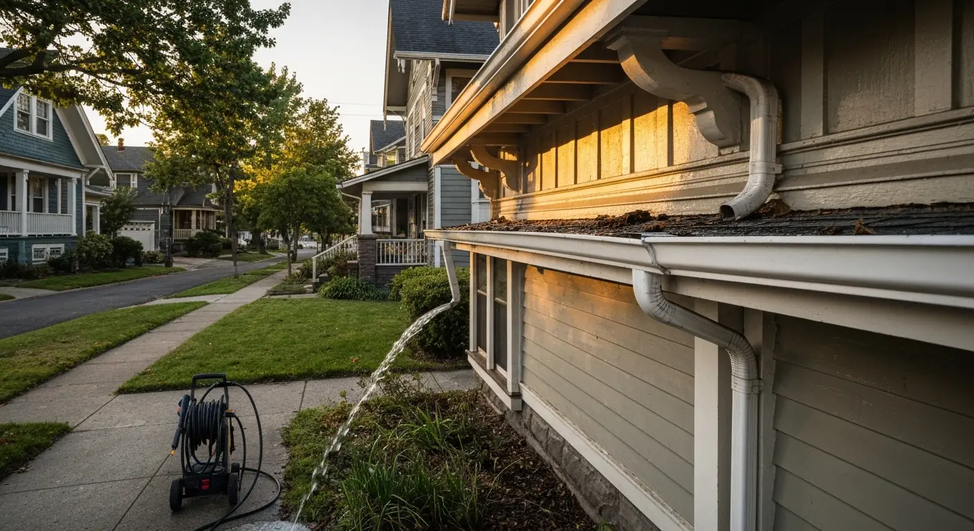 Pressure washing service