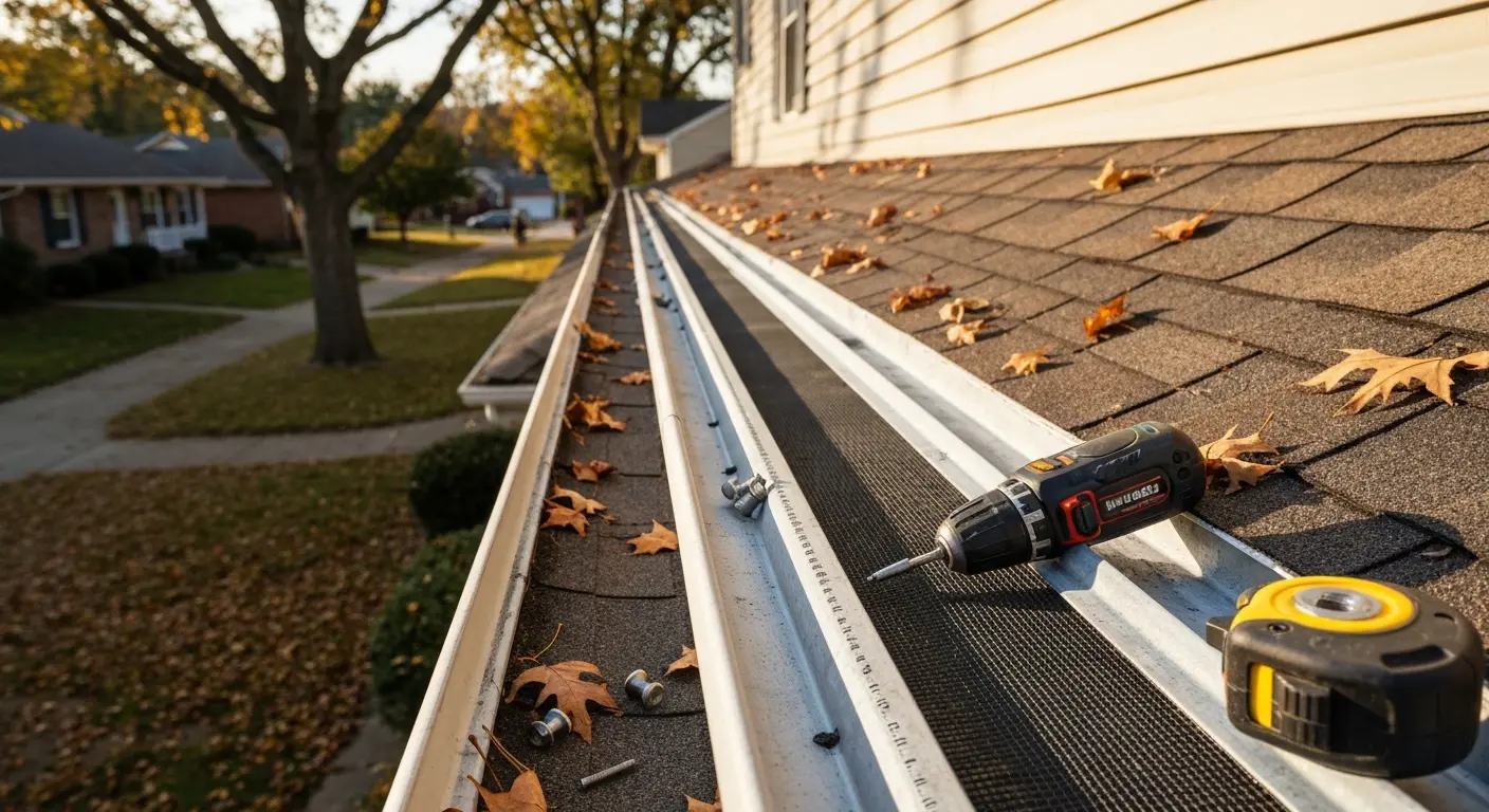Gutter guard installation