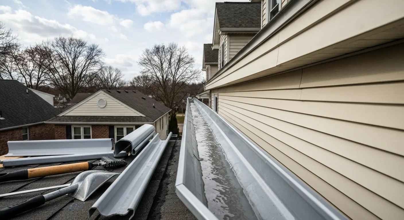 Gutter repair service
