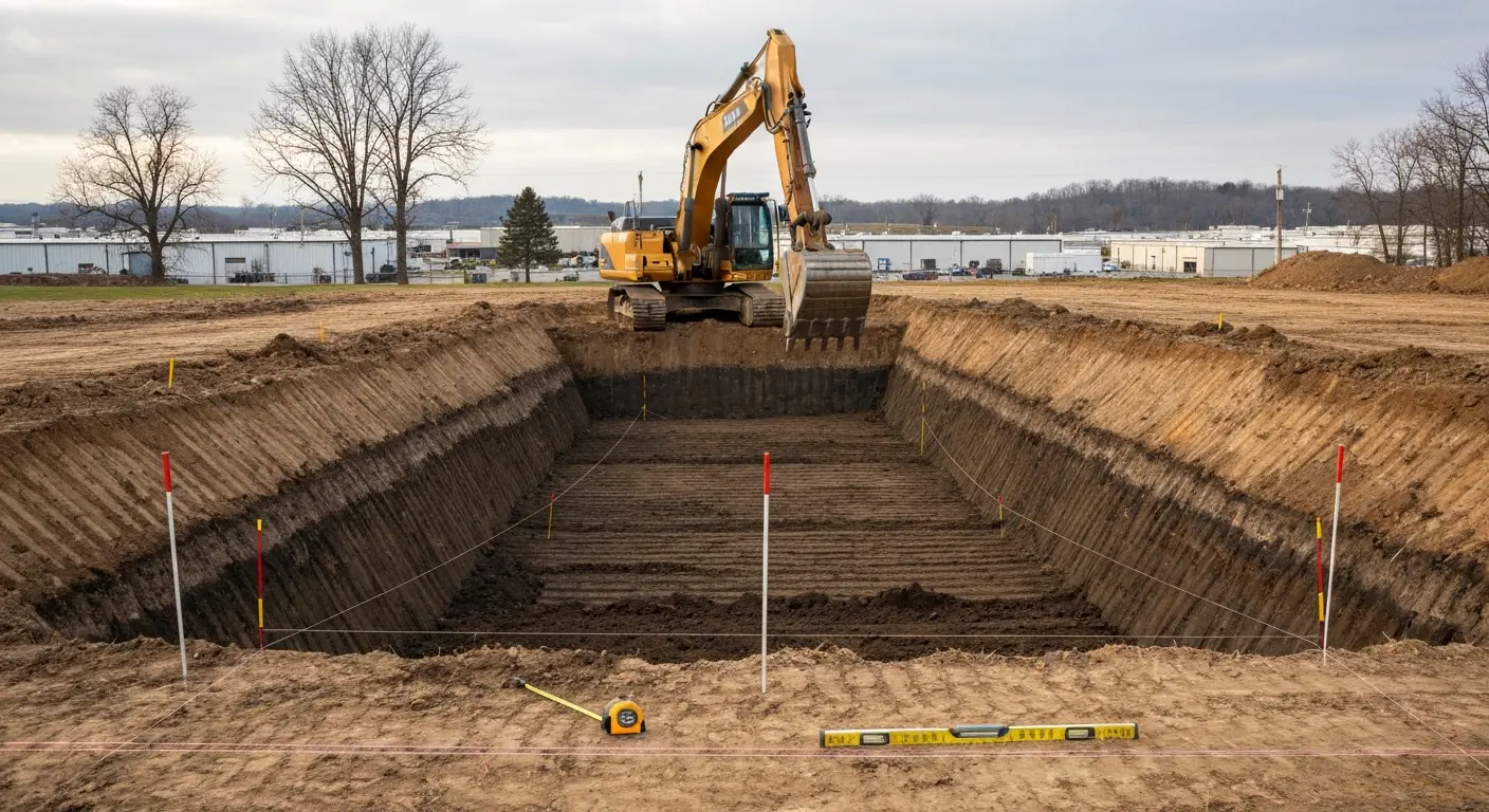 Commercial excavation work