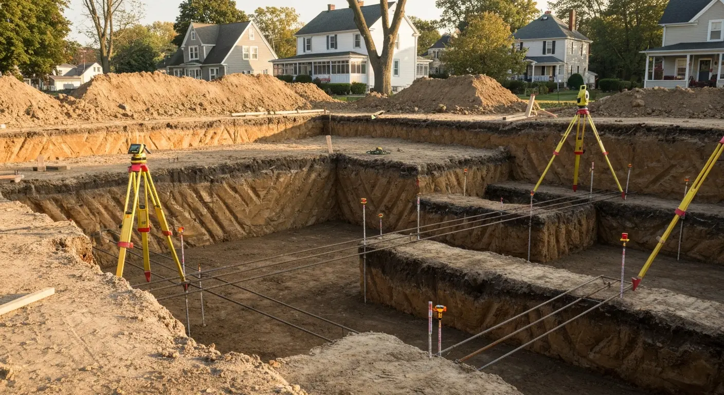 Foundation excavation project