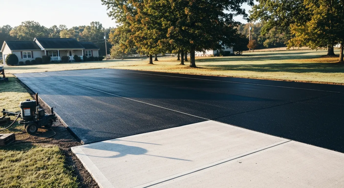 Driveway and parking lot preparation
