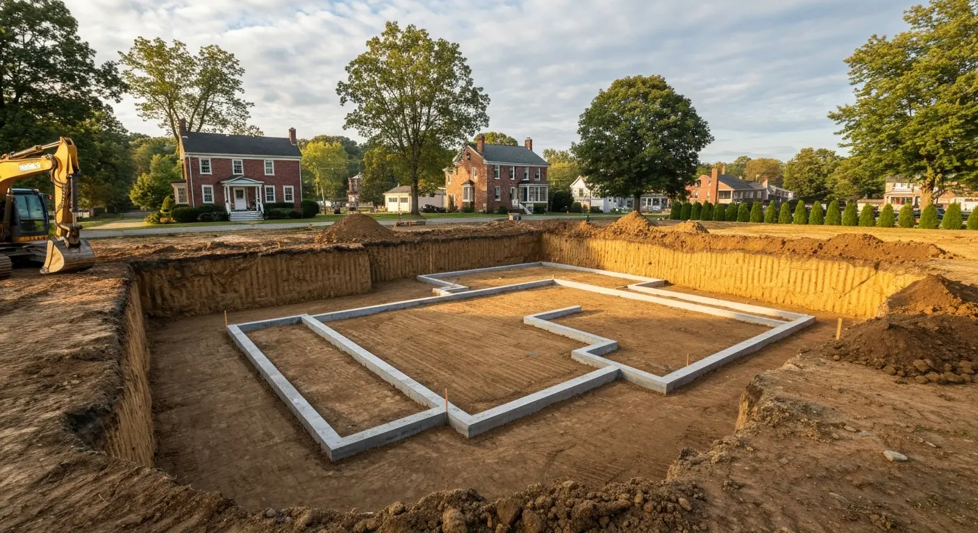 Residential excavation project