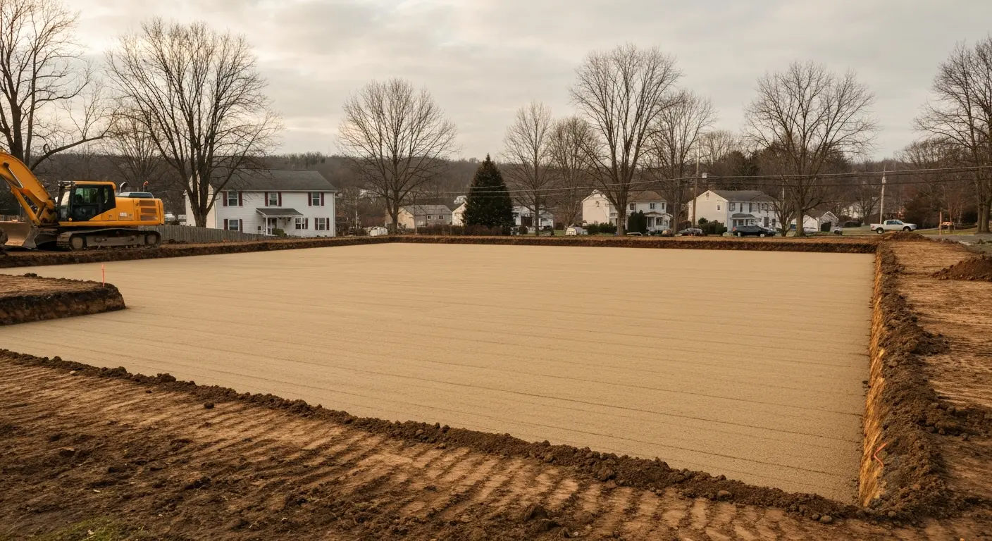 Residential excavation project