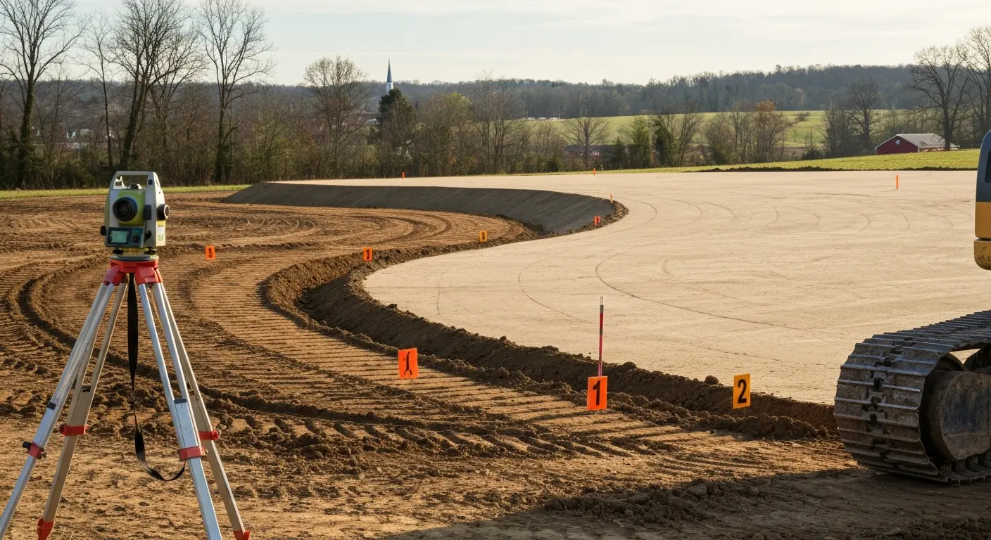 Land grading project