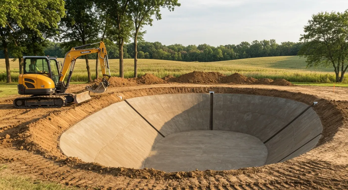 Pond installation