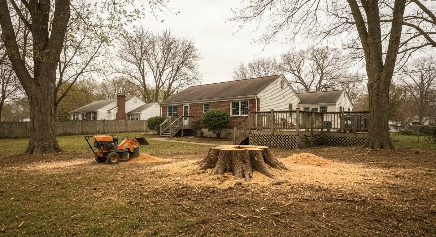 Tree and stump removal